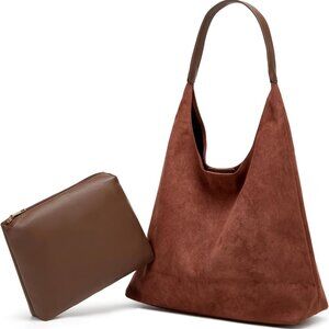 Slouchy Hobo Bags for Women PU Leather Large Capacity Crossbody Tote Purse